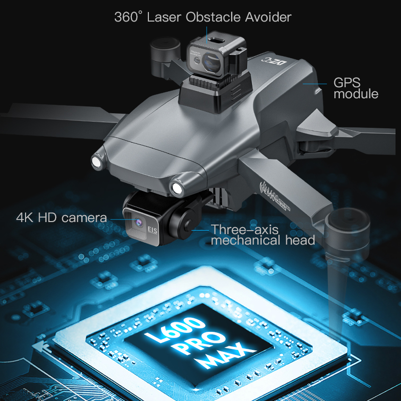 L600 PRO MAX professionnel tro - Fpv Drone Charger avis et prix